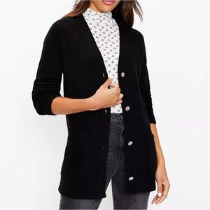 Loft Jeweled Button Cardigan